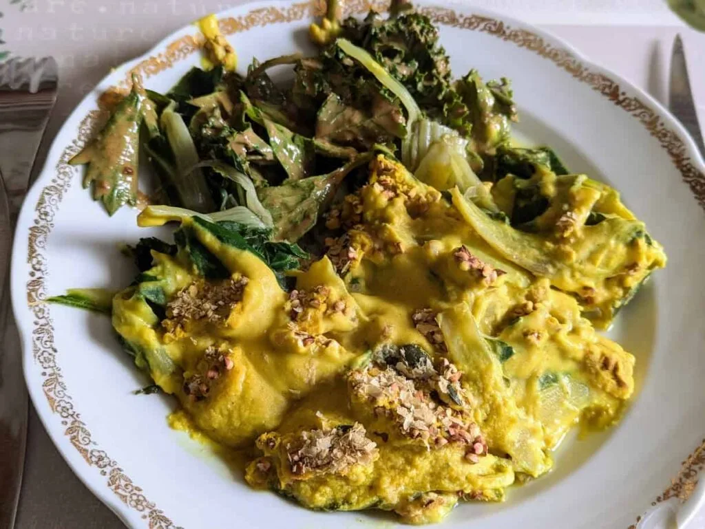 Gratin aux haricots blancs (recette vegan sans gluten) 1 brandadedebletteaux haricotsblanc