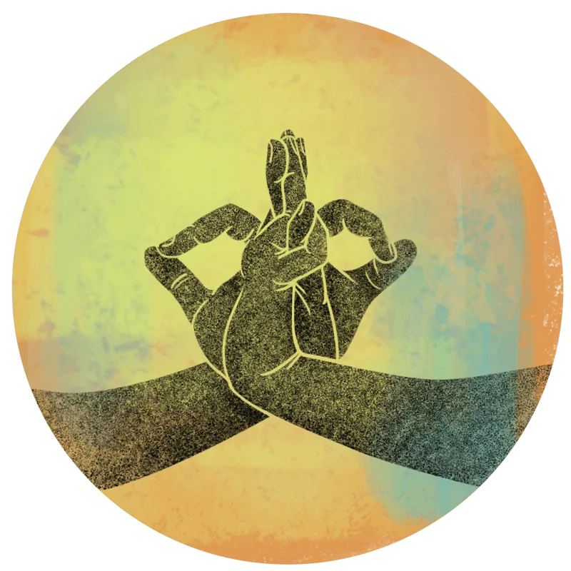 Anahata chakra, centre de l'amour 2 Abhaya Hridaya Mudra