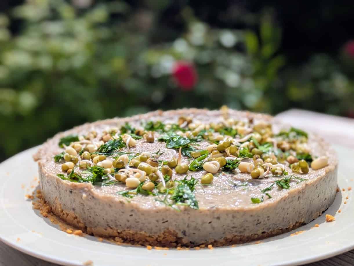 cheesecakemoutabal cheesecake salé moutabal