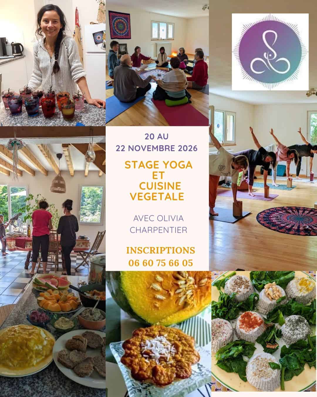 STAGE YOGA ET CUISINE VEGETALE
